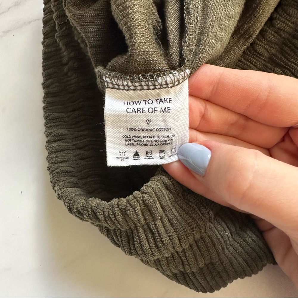 Girl Crush Gang US M Olive Corduroy Joggers - Picture 9 of 16